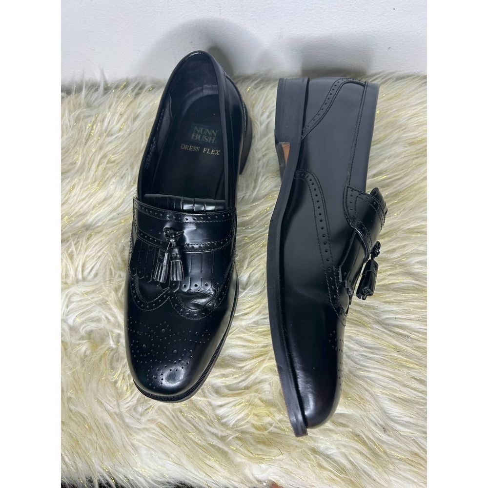 Nunn Bush Wing Tip Tassel Slip On Loafer 13 - Picture 11 of 12